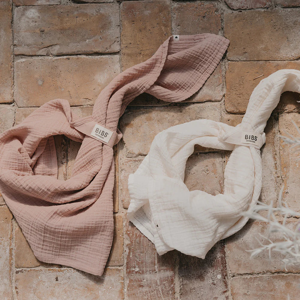 BIBS Muslin Stofbleer 2-pak 70x70 cm, Blush